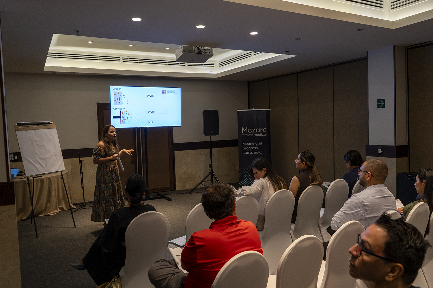 Ponentes del Congreso Nacional de Nefrología 2023 en escenario