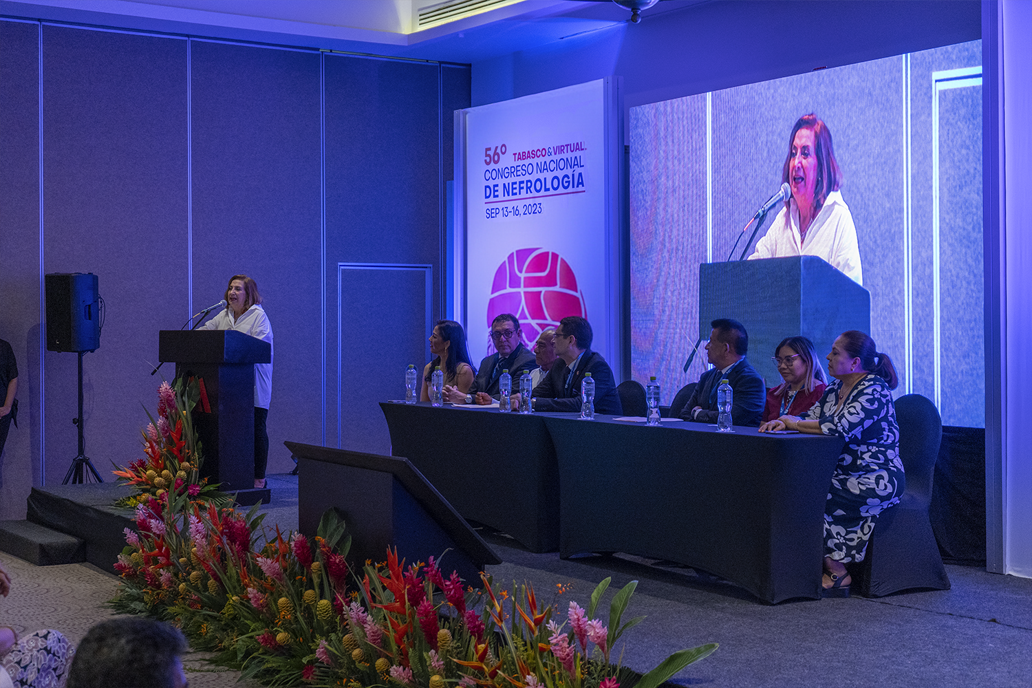 Corte de listón del Congreso Nacional de Nefrología 2023