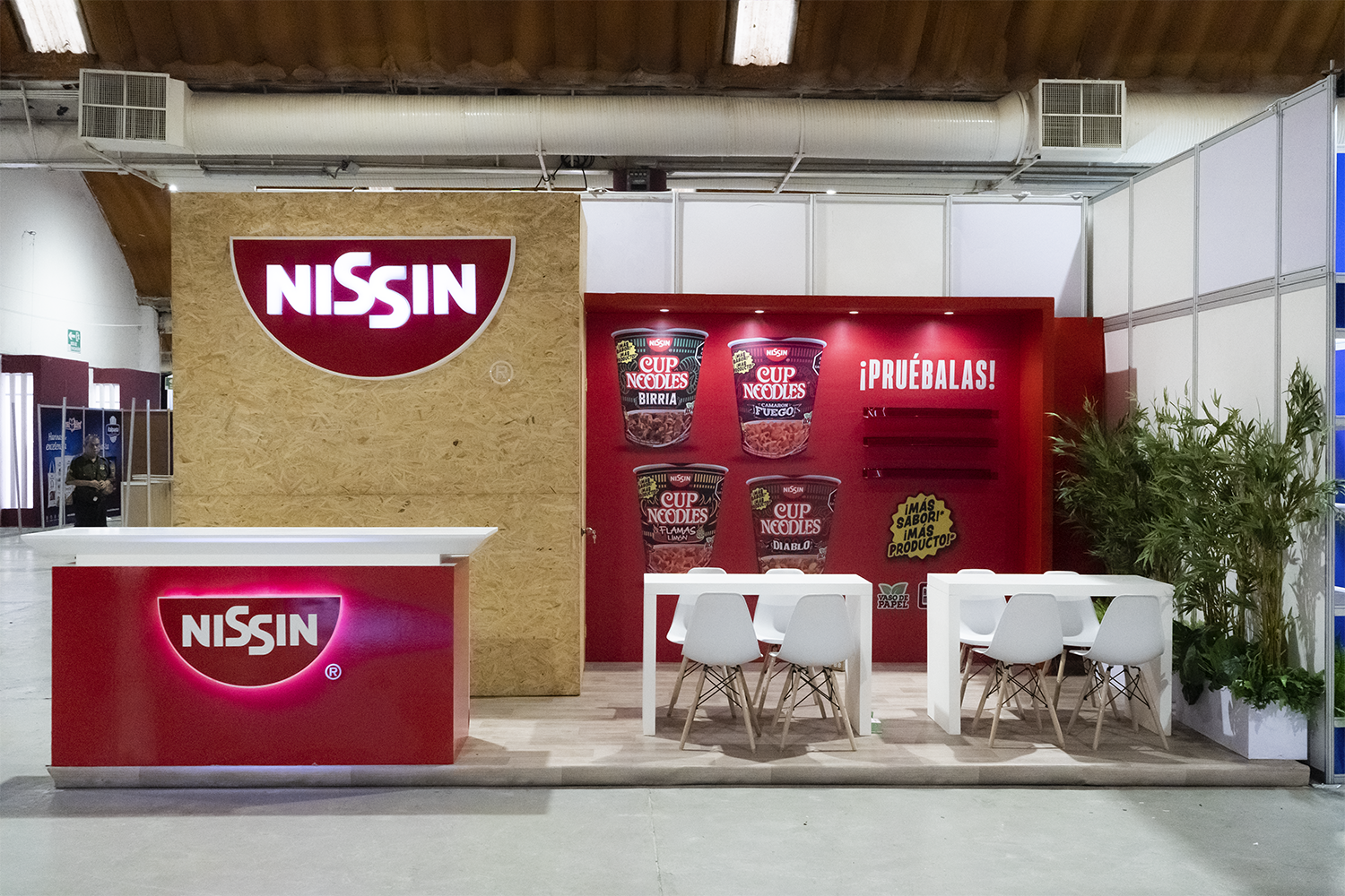 Stand para Nissin en acción dentro de Expo Sánchez 2025
