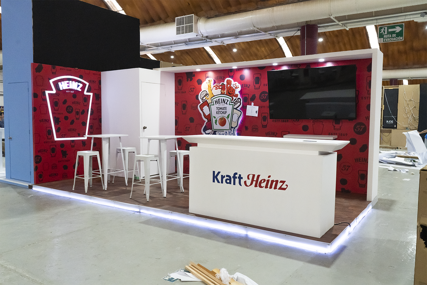 Stand para KraftHeinz en acción dentro de Expo Sánchez 2025