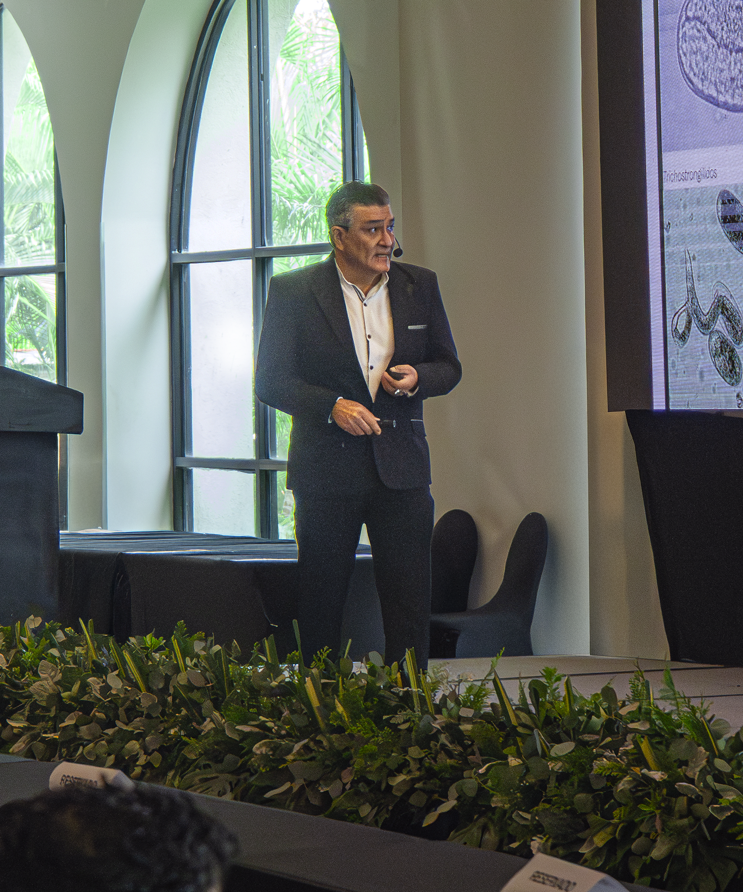 Conferencista durante GANARE 2025