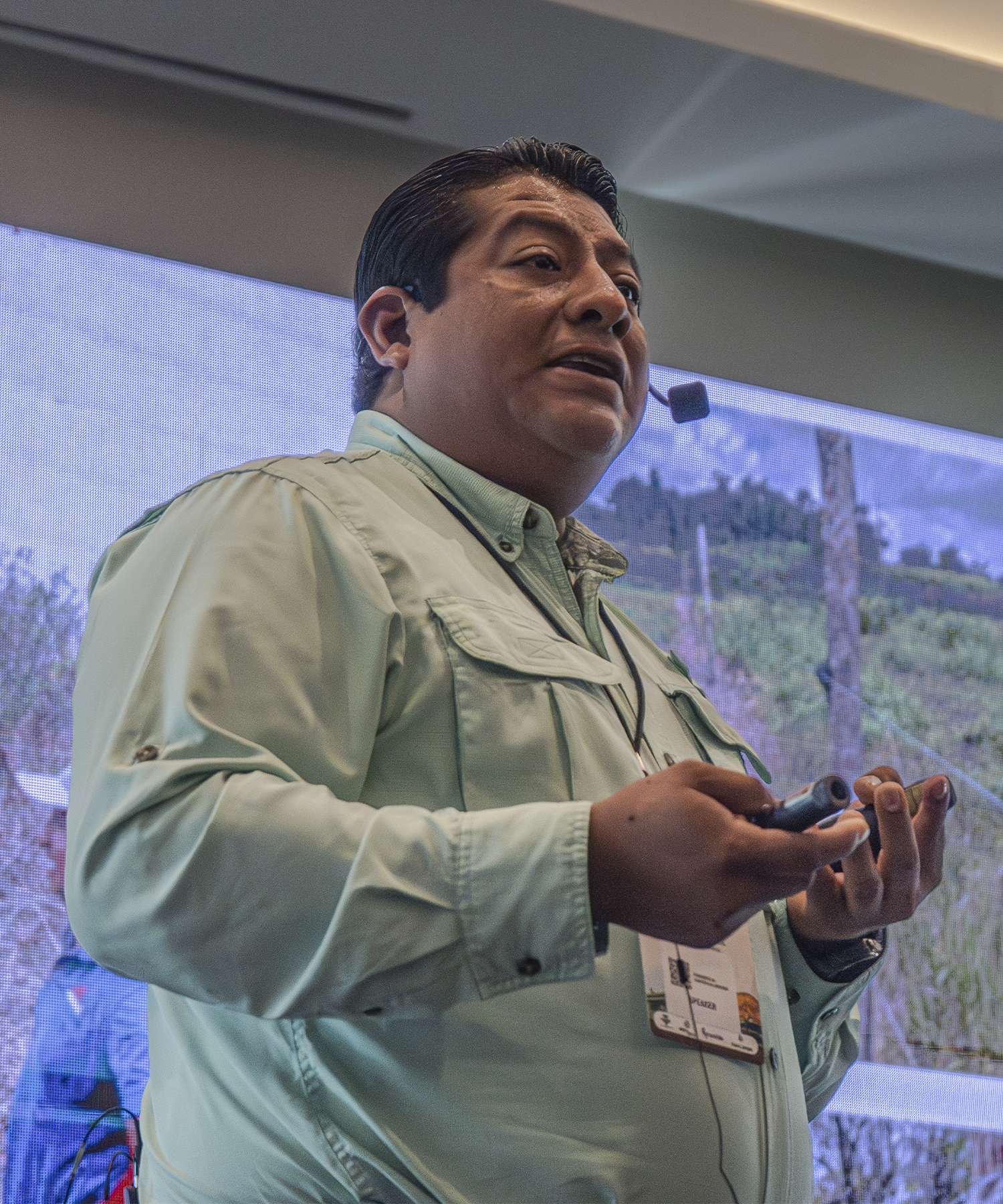 Conferencista durante GANARE 2025