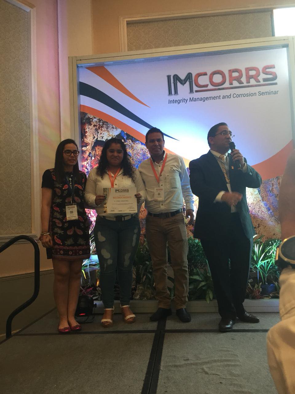 Escenario principal y premiación en IMCORRS 2018