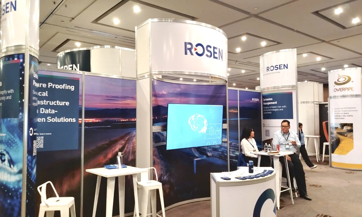 IMCORRS 2025: Stands instalados para expositores