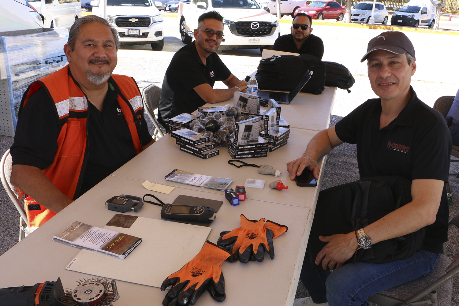 Zona de demostraciones prácticas N-CORRS 2025