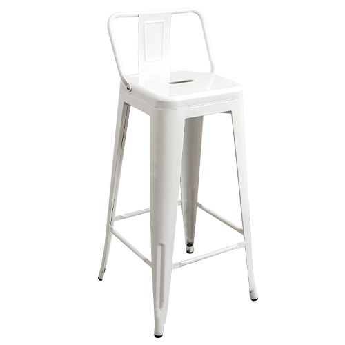 Renta de Banco Tolix con Respaldo para stands