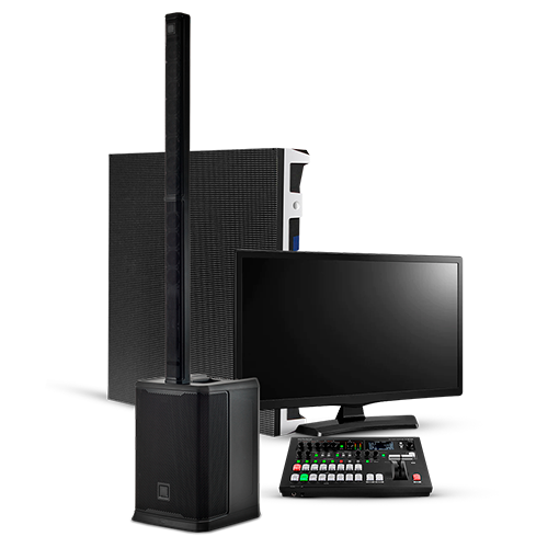 Renta de Equipo Multimedia para stands