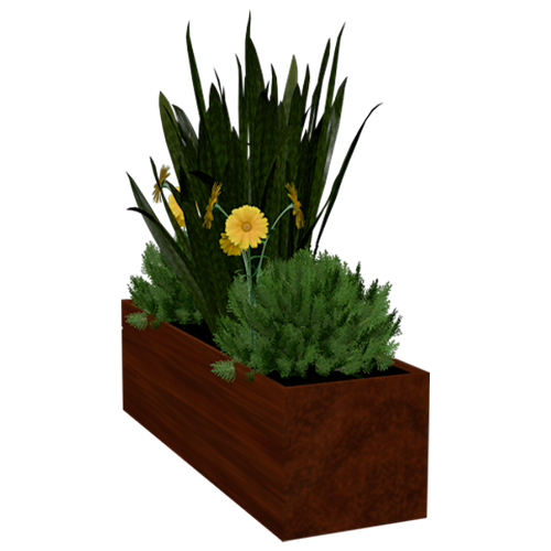 Renta de Jardineras para stands