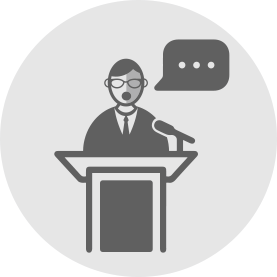 Icono de Speakers y Conferencistas