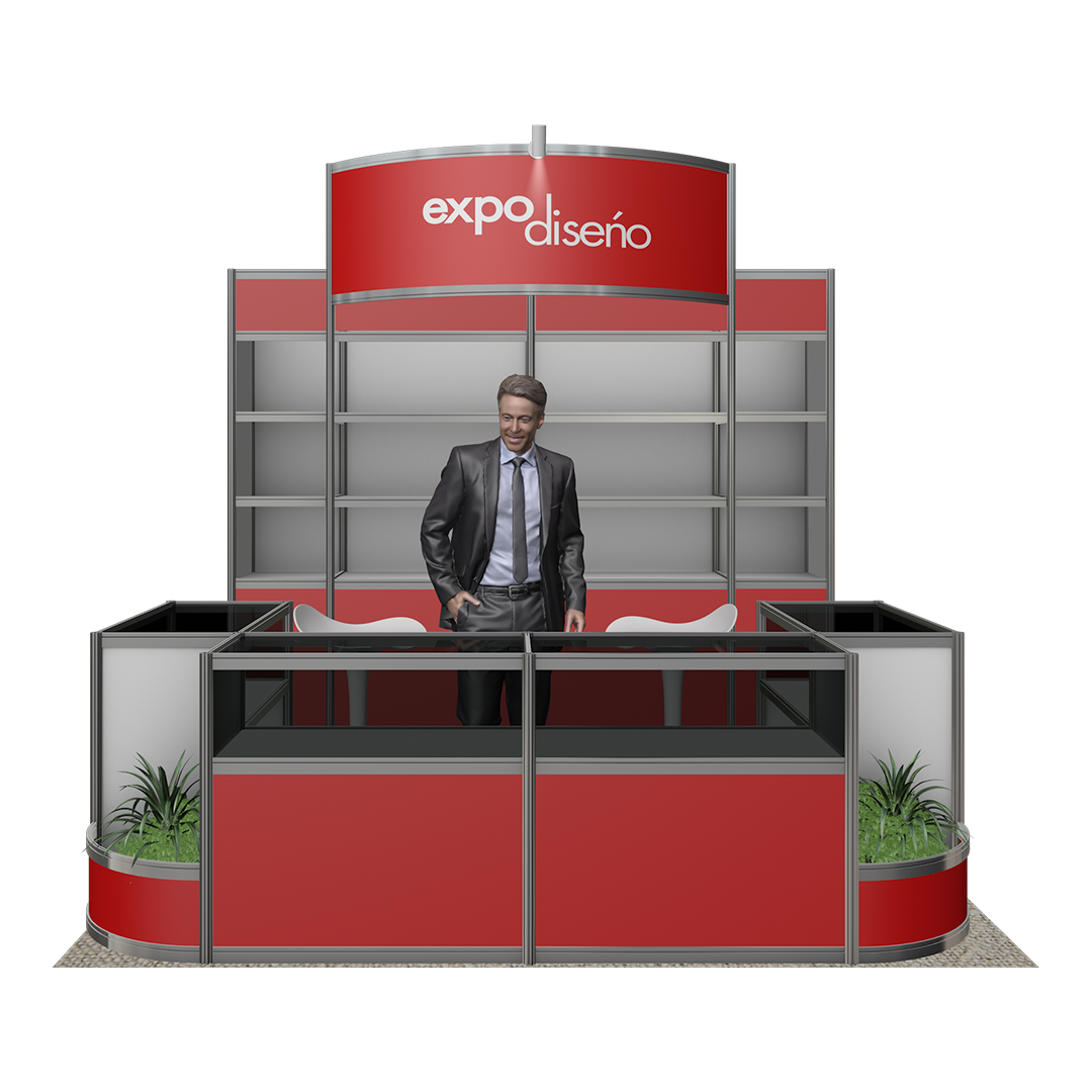 Stand Octanorm cabecera 3x3