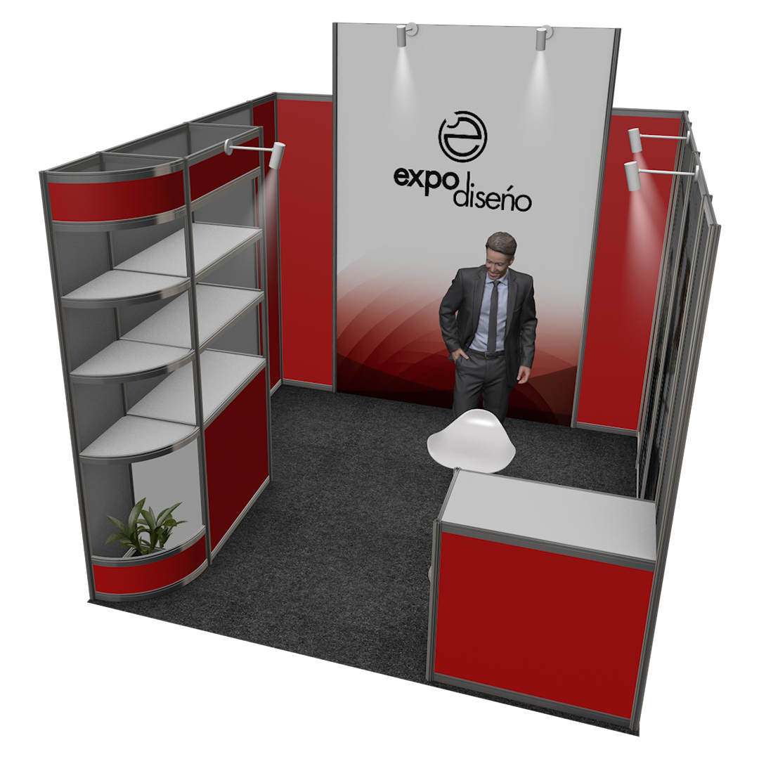 Stand Octanorm cajón 3x3